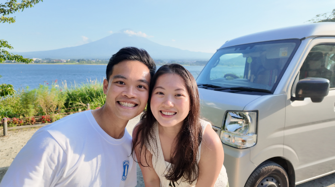 Person interacting with iPhone